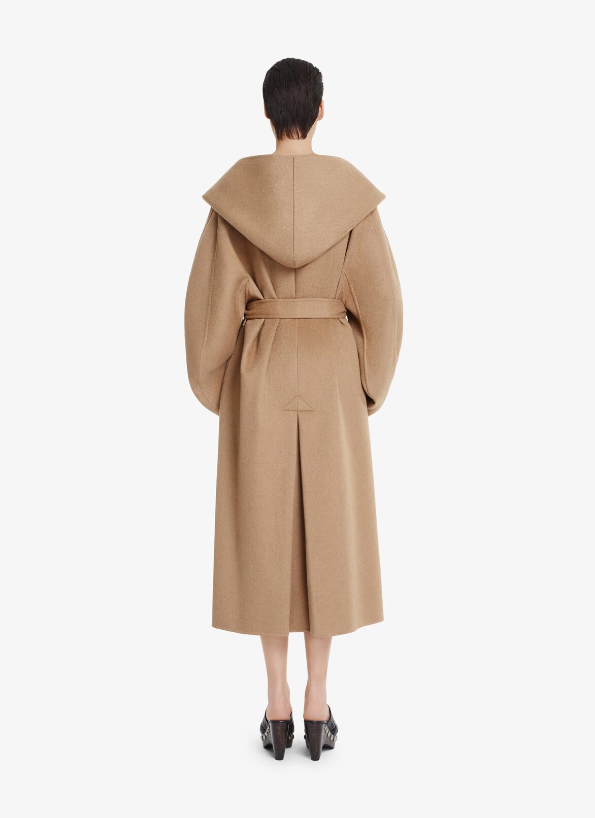 LONG WOOL COAT ALAÏA CAMEL LONG WOOL COAT